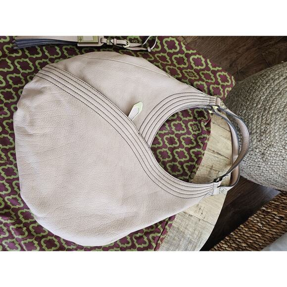 ORYANY Tracy Mauve Pebble Leather Hobo Shoulder Handbag Purse New Boho - Picture 14 of 16